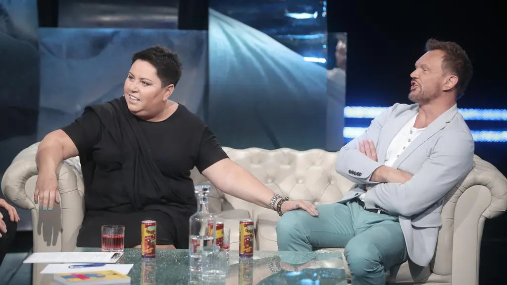 Dorota Wellman i Cezary Pazura