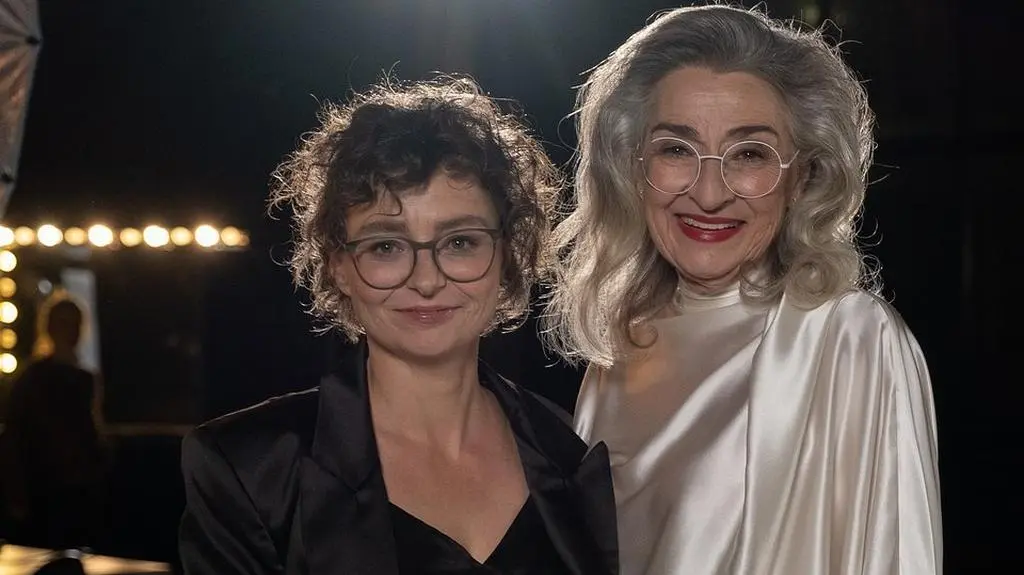 Irena Wielocha z córką, fot