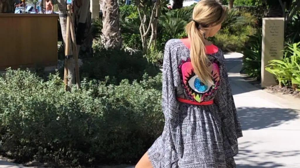Izabela Janachowska na spacerze po Dubaju