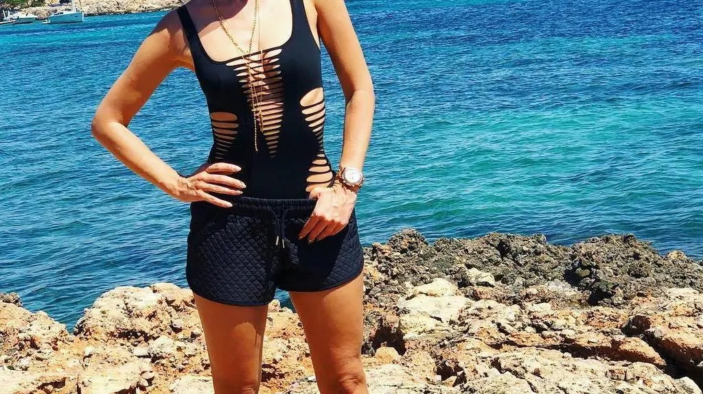 Izabela Janachowska na wakacjach