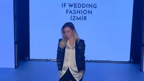 Izabela Janachowska w Turcji na IF Wedding Fashion w Izmirze