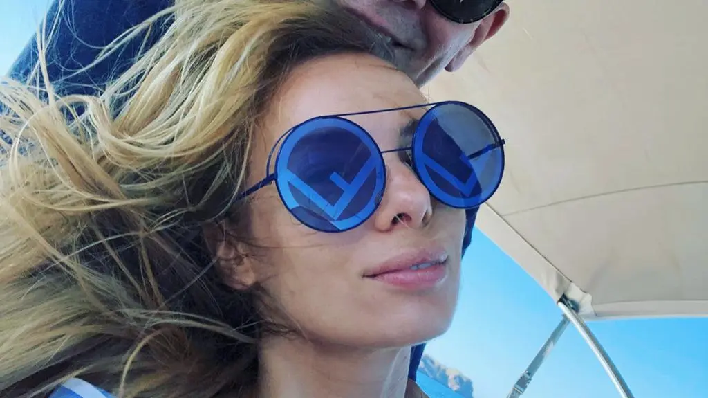 Izabela Janachowska z mężem na wakacjach