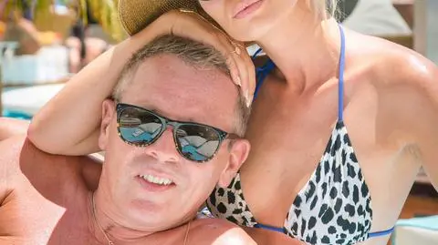 Izabela Janachowska z mężem na wakacjach