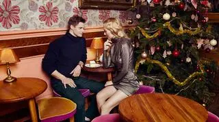 Świąteczna sesja Jagody i Michaela w restauracji Magdy Gessler