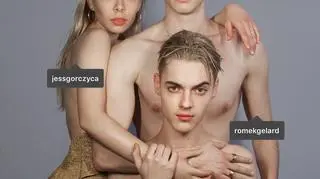 Radek Pestka z partnerem w magazynie "HIRO"