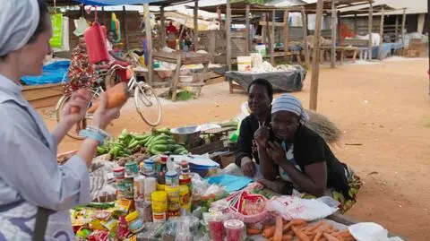 "Jestem z Polski": targ w Tanzanii