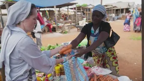 "Jestem z Polski": targ w Tanzanii