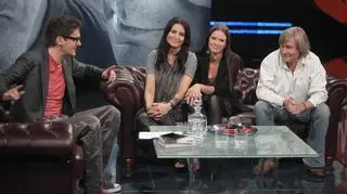 Joanna Horodyńska, Karolina Malinowska i Filip Bajon