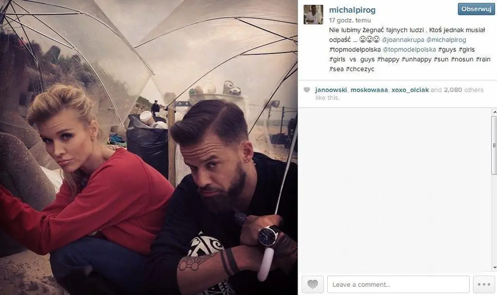 Joanna Krupa i Michał Piróg