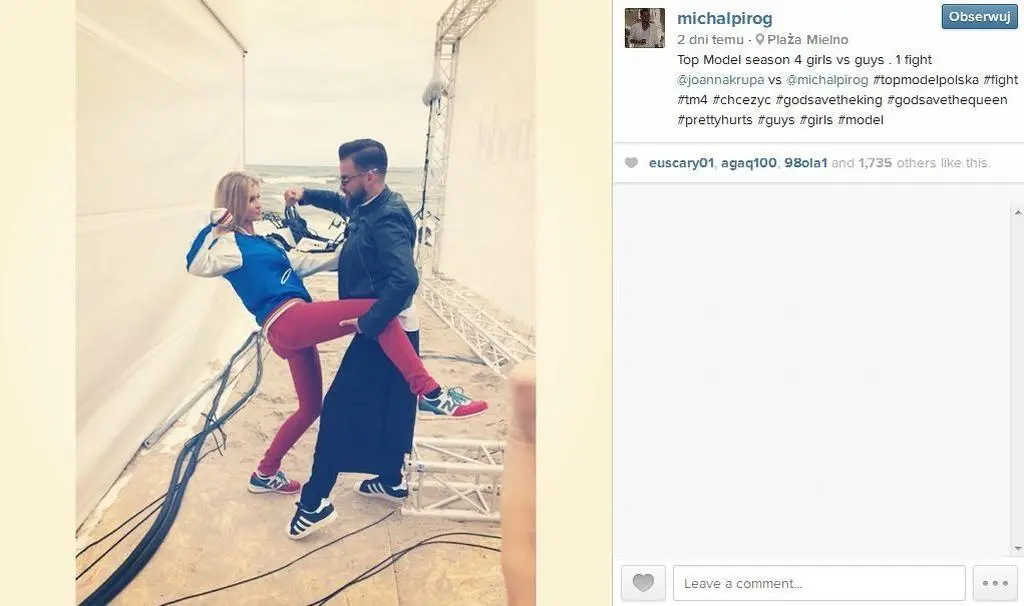Joanna Krupa i Michał Piróg
