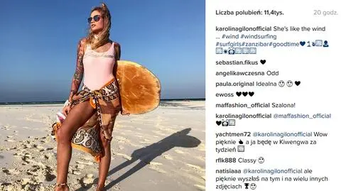 Rajskie wakacje Karoliny Gilon