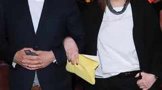 Karolina Korwin Piotrowska i Tomasz Kin na premierze filmu "Powstanie warszawskie"