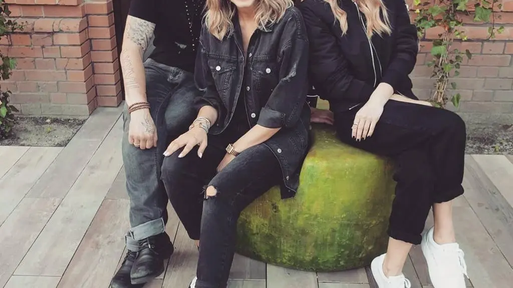Kasia Baran, Ania Galińska i Maciej Wróblewski na planie 3