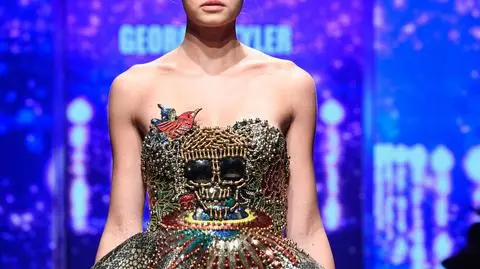 Kasia Szklarczyk i Ania Markowska na pokazie George'a Styler'a