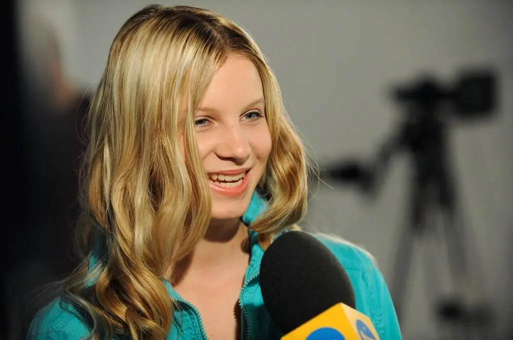 Klaudia Kulawik na planie teledysku