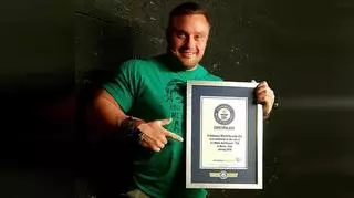 Krzysztof Radzikowski pobił rekord Guinnessa