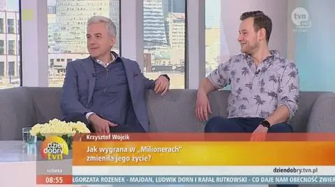 Krzysztof Wójcik o wygranej w "Milionerach"