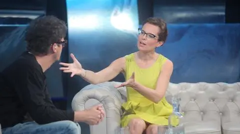 Agata Passent i Artur Rojek