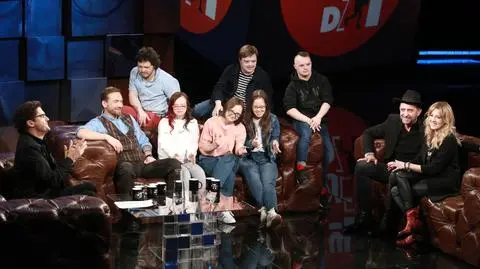 Agata Wątróbska, Janusz Chabior, Przemek Kossakowski oraz bohaterowie programu "Down the road 2"