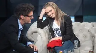 Agnieszka Kaczorowska i Robert Biedroń