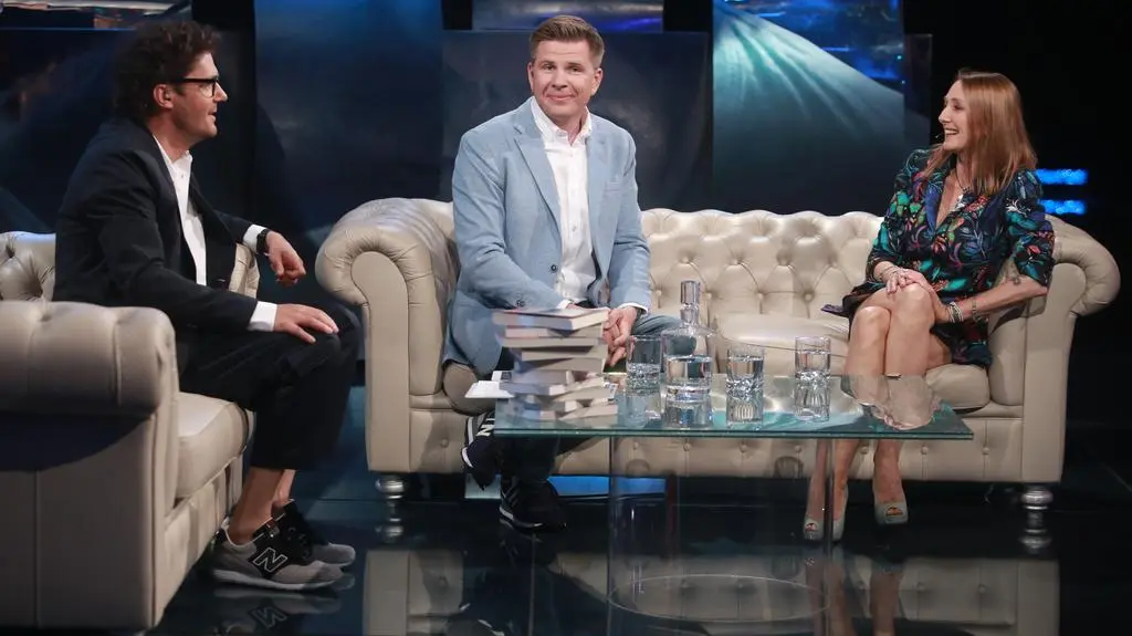 Kuba Wojewódzki,  Beata Pawlikowska, Filip Chajzer 