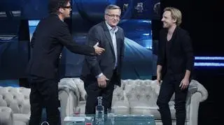 Bronisław Komorowski i Paweł Domagała 