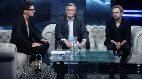 Bronisław Komorowski i Paweł Domagała 
