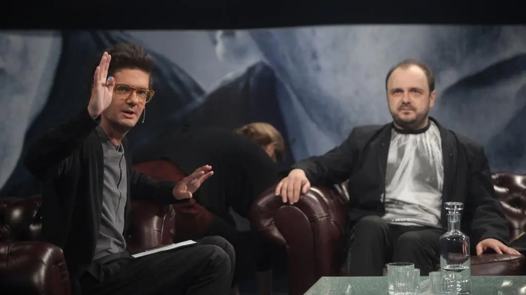 Kuba Wojewódzki i Arkadiusz Jakubik