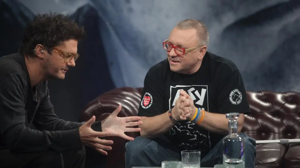 Kuba Wojewódzki i Jerzy Owsiak