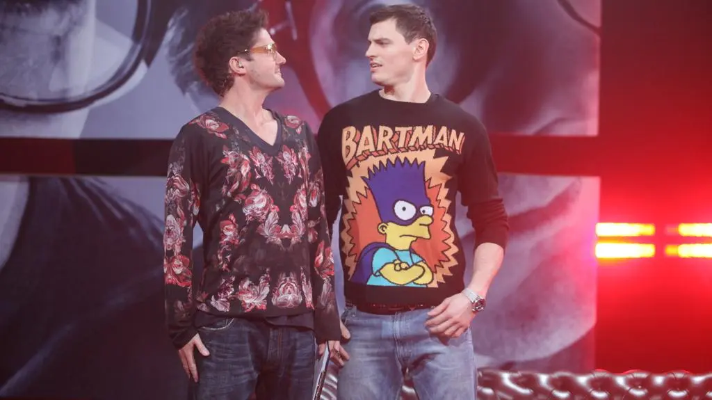 Kuba Wojewódzki i Zbigniew Bartman