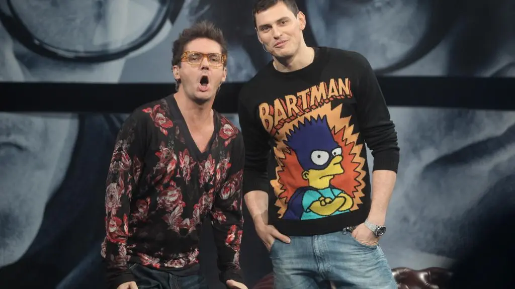 Kuba Wojewódzki i Zbigniew Bartman