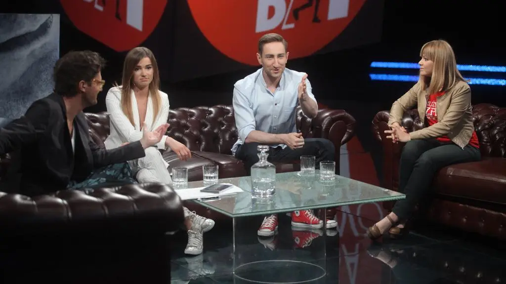 Kuba Wojewódzki, Julia Kuczyńska, Łukasz Jakóbiak i Kasia Bujakiewicz