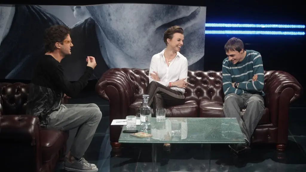 Kuba Wojewódzki, Kasia Sokołowska i Piotr Żyła 	