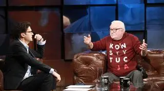 Kuba Wojewódzki: Ola Żebrowska i Lech Wałęsa	