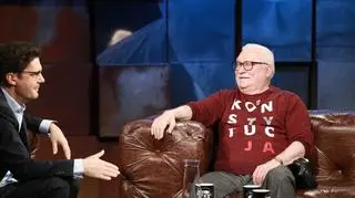 Kuba Wojewódzki: Ola Żebrowska i Lech Wałęsa	