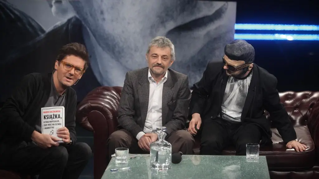 Kuba Wojewódzki, Marek Raczkowski i Arkadiusz Jakubik 