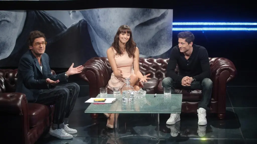 Kuba Wojewódzki, Paulina Krupińska i Robert Lewandowski