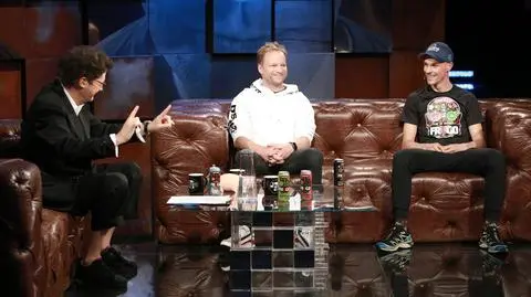 Piotr Żyła i Maciej Stuhr