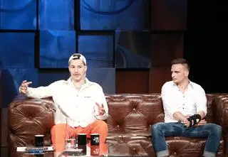 Mecze, miłosne podboje i rap. Peszko i Żabson u Kuby Wojewódzkiego