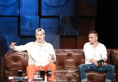 Mecze, miłosne podboje i rap. Peszko i Żabson u Kuby Wojewódzkiego