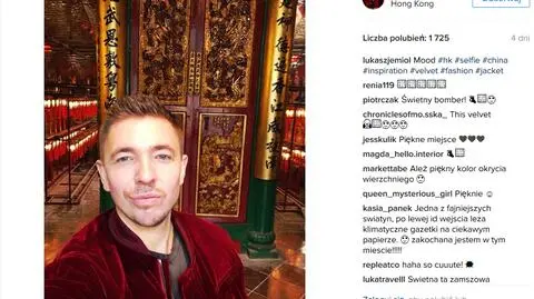 Łukasz Jemioł wypoczywa w Azji