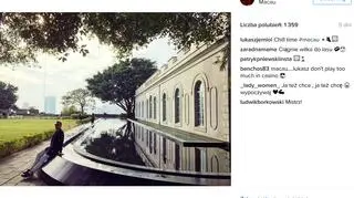 Łukasz Jemioł wypoczywa w Azji