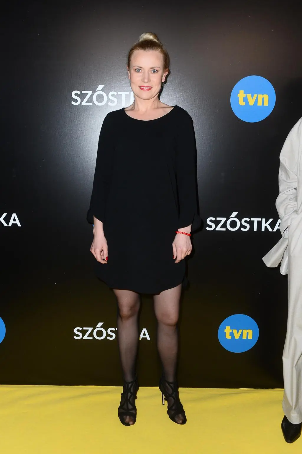 Magda Biegańska na uroczystej premierze serialu "Szóstka"