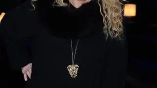 Magda Gessler na konferencji TVN