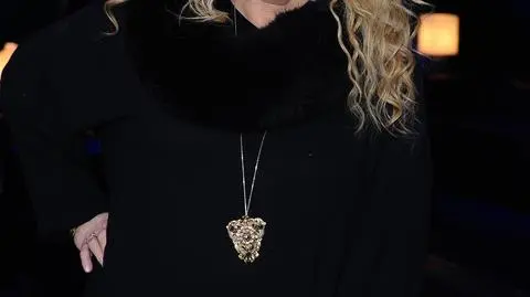 Magda Gessler na konferencji TVN