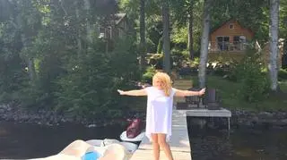 Magda Gessler na wakacjach w Kanadzie