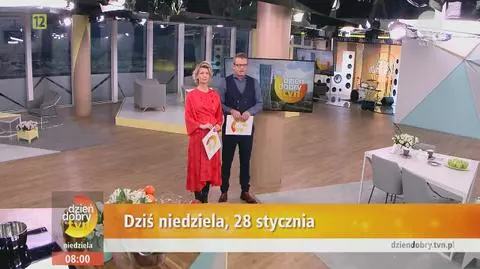 Magda Mołek podkreśliła brzuszek w "Dzień Dobry TVN"