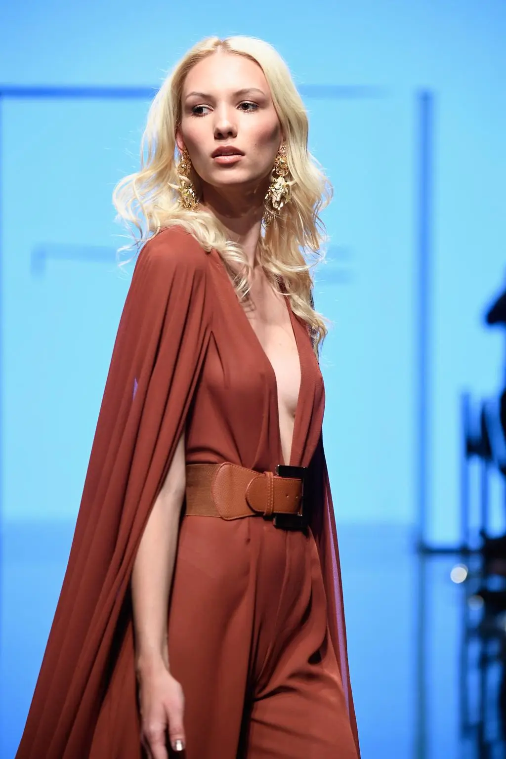 Magda Przybielska na pokazie Michaela Costello