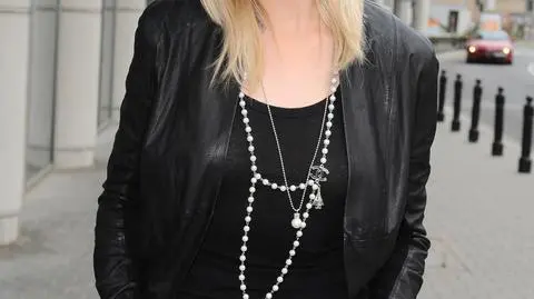 Maja Sablewska cała na czarno