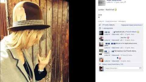 Maja Sablewska i Wojtek Mazolewski w Londynie